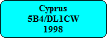 5B4/DL1CW 1998