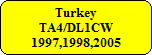 TA4/DL1CW 1997, 1998 & 2005